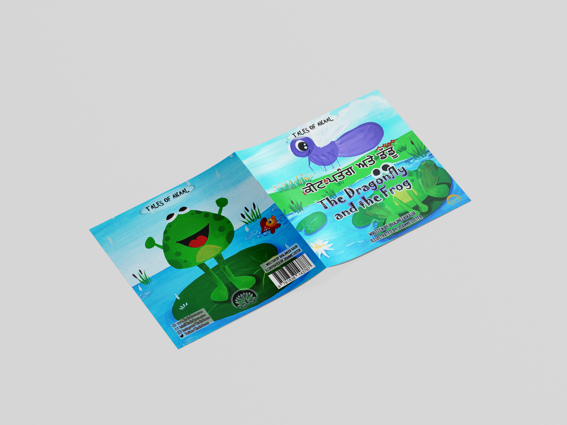 The Dragonfly and the Frog - ਕੀਟ-ਪਤੰਗ ਅਤੇ ਡੱਡੂ image 0